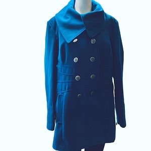 Stunning Turquoise Blue Jessica Simpson XL Coat